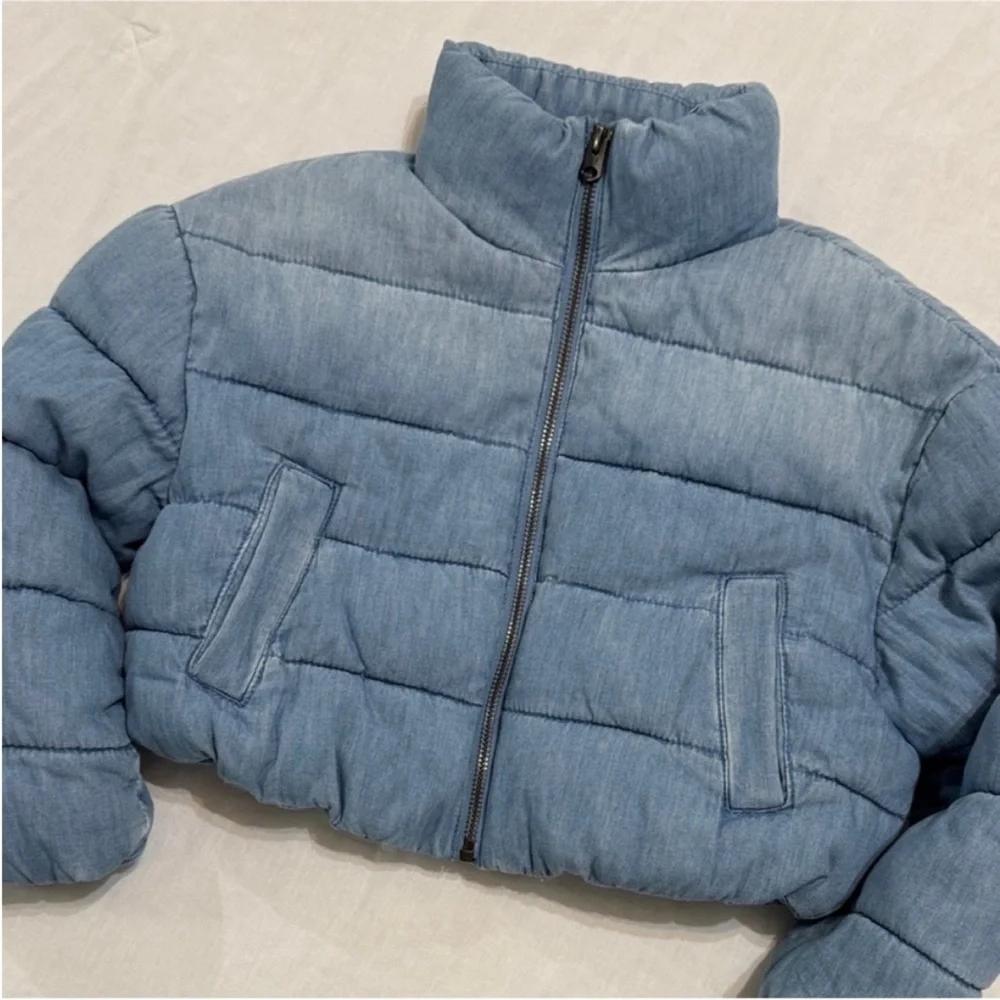 GAP Light Blue Kids Puffer Coat
